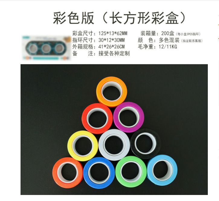 Rectangle couleur unie 3-pcs ensemble