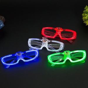 Лидер продаж, перезаряжаемые светодиодные светящиеся солнцезащитные очки с USB-разъемом, беспроводные светящиеся очки для рейв-вечеринок - Product Image 3