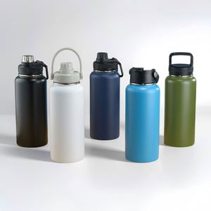 Custom Logo Insulated Vacuum <b>Flasks</b> With Wide Mouth Water 32Oz 40Oz Stainless Steel Sports Bottle - Product Image 4