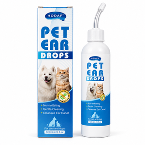 HODAF Soluzione Liquida Antibatterica per la Cura delle Orecchie degli Animali Domestici, Delicata e Non Irritante, Riduce l'<span class=keywords><strong>Infiammazione</strong></span> e Impedisce di Grattarsi le Orecchie - Product Image 3