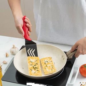 Cooking Cutter <b>Foldable</b> Long Stainless Steel Diy Pan-Fried Steak Grill <b>Bbq</b> Baking Tool Pizza Transfer - Product Image 2