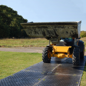 Dalles <span class=keywords><strong>de</strong></span> pavage en plastique ZSPE pour usage léger à moyen, 4x8 HDPE, <span class=keywords><strong>protection</strong></span> temporaire du sol pour chantiers, tapis routier - Product Image 4