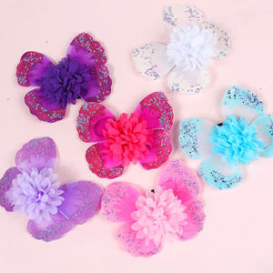 Accesorios de fotografía recién nacido alas de mariposa color sólido bebé Luna Llena fotografía flor alas Accesorios - Product Image 3