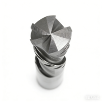 Fraise à micro-gravure artisanale en carbure, revêtement brillant, 2 cannelures, 65HRC, 4mm, pour routeur CNC, tête de meulage Corn Hedgehog, OEM