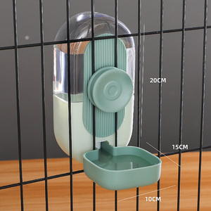 Nuovo piccolo animale Pet gabbia appeso bottiglia di acqua bevitore e mangiatoia per il <span class=keywords><strong>cane</strong></span> criceto coniglio gatto - Product Image 1