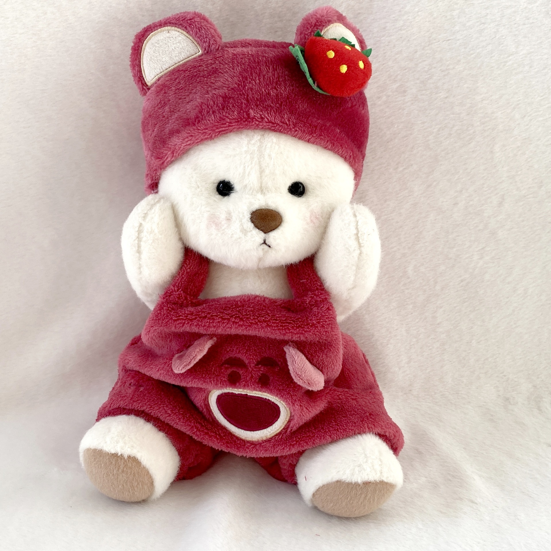 Set da 2 pezzi Orso Rosso