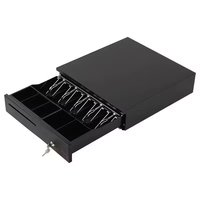 Tiroir-caisse automatique à cinq compartiments en ABS durable de grande taille pour usage de bureau