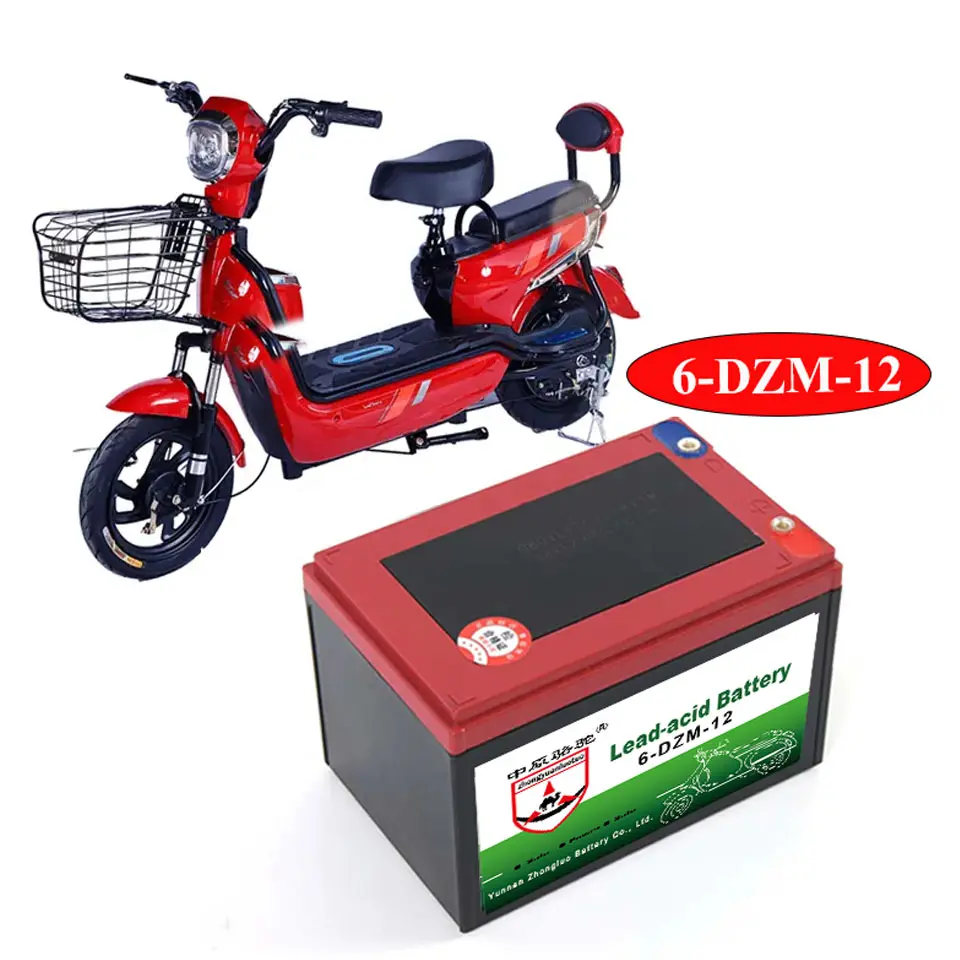 Scooter elettrico 48V 4 Pack 6-DZM-12 Batterie 12 v20ah batteria al piombo Gel ricaricabile per bici elettrica/biciclette