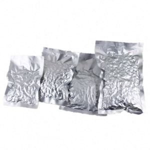 Sacs de conservation sous vide en aluminium blanc avec impression de logo personnalisé, sacs en mylar, pack promotionnel - Product Image 4