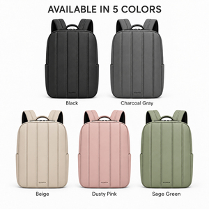 Hot Selling Pink Fashion <b>Women</b> Quilting Pattern <b>Backpack</b> Multi-functional Laptop Travel Bags New Designer Tote Purse Manufacture - Product Image 6