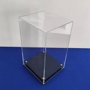 Tabletop Acrylic Vertical Double <strong>Boxing</strong> <strong>Glove</strong> <strong>Display</strong> <strong>Case</strong> for Autographed <strong>Glove</strong> <strong>Boxing</strong> <strong>Display</strong> <strong>Case</strong> Double <strong>Glove</strong> with Base - Product Image 4