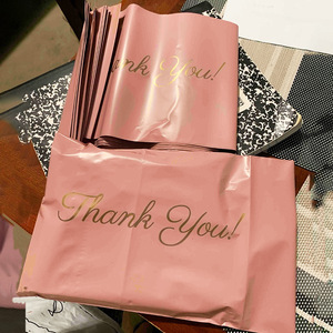 Bolsa de Envío Rosa para Finanzas de Grupo, Bolsa de Embalaje de Mensajería Autosellable Impermeable de 12 Mil - Product Image 2