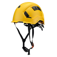 Casque de sécurité ABS ANT5PPE ANSI Z87.1 EN12492 Type II Classe C avec aérations et rembourrage en mousse pour la protection de la tête