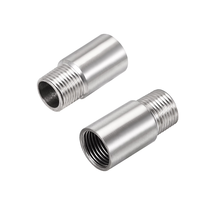 Connecteur fileté mâle en acier inoxydable OEM personnalisé pour l'extension des raccords de pomme de douche
