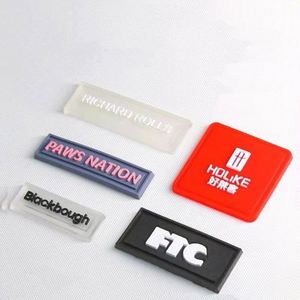 Patchs en PVC souple 3D personnalisés avec logo, transfert en silicone gaufré à chaud, patchs en caoutchouc PVC avec support Velcro pour vêtements - Product Image 3