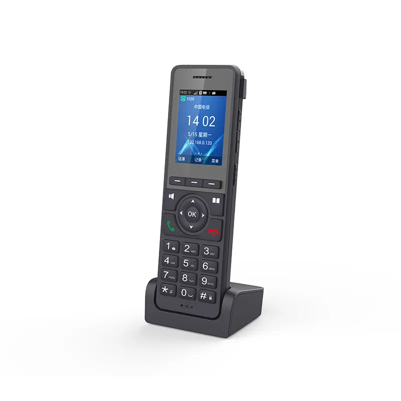 Telefono Cordless di casa segreteria telefonica chiamante 2.4 pollici schermo LCD batterie ricaricabili telefoni fissi VOLTE HD voce