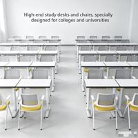 Bureaux et chaises individuels pour étudiants, bureaux et chaises pour salles de discussion universitaires, bureaux et chaises pour salles de conférence