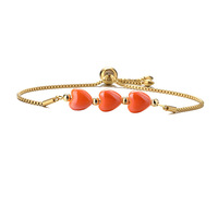 Bracelet Coeur Minimaliste Tendance en Coquillage et Pierre Naturelle pour Femme – Design Exquis, Cadeau Idéal pour Amies, Vente en Gros