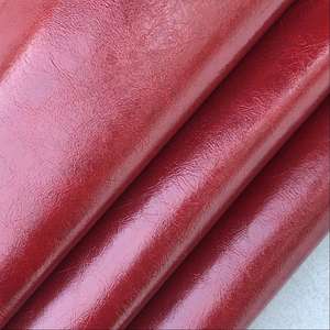 Chinese Wholesale Shiny Waxed <strong>Leather</strong> Material Faux <strong>Leather</strong> For Belt <strong>Shoes</strong> Bag - Product Image 3