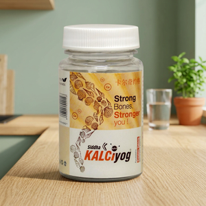 Comprimés de calcium ayurvédique naturel avec formule d'extrait d'herbes pour soutenir la densité osseuse et favoriser la santé des articulations - Product Image 1