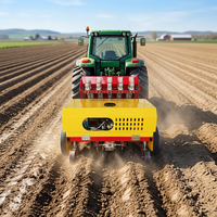 Planteuse d'ail automotrice de précision avec semoir vertical et fertilisation intégrée pour l'agriculture