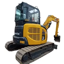 Miniexcavadora KOMATSU PC55MR USADA de 5 Toneladas con Cucharón de Excavación de 0.2m de Capacidad, Tipo Oruga, Equipo de Construcción, Motor - Product Image 2