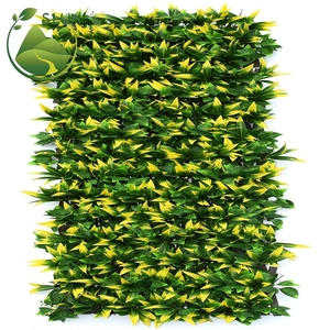 Lierre artificiel clôture de la vie privée clôture artificielle <span class=keywords><strong>haie</strong></span> feuilles vertes treillis lierre artificiel clôture de la vie privée écran mural - Product Image 2