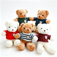 Boneka Beruang Bordir Custom Murah Grosir dengan Isian Kapas PP, Boneka Hewan Super Lembut, Harga Pabrik