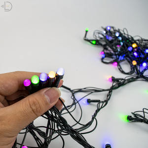 Impermeabile all'aperto albero di natale Led stringa di luce 220V 110V 10M Luces ghirlanda <span class=keywords><strong>fata</strong></span> filo nero per decorazioni festa - Product Image 2