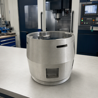 Cylindre irrégulier fileté usiné CNC de précision sur mesure pour boîtier de raccordement robuste de machines industrielles
