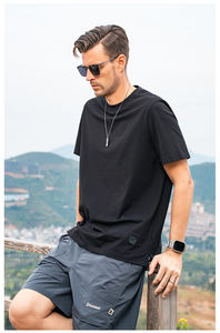 Zh Yiff593 ग्रीष्मकालीन नए पुरुषों की टी-शर्ट शॉर्ट स्लिम सुंदर और उदार - Product Image 6