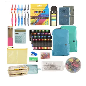 Juego de papelería de alta calidad Back To School Essentials Kit de útiles escolares Back To School Supplies Kit
