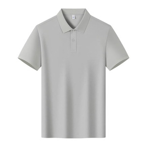 Camiseta polo promocional de algodón de 210 g, manga corta, transpirable, uniforme de trabajo de verano, diseño de letras con logotipo personalizable - Product Image 2