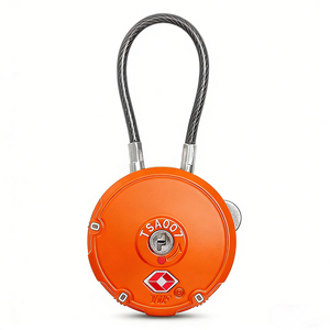 Candado TSA de Combinación de 3 Dígitos con <span class=keywords><strong>Cable</strong></span> Redondo para Maletas y Bolsas de Viaje - Product Image 1