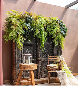 Haute qualité en plastique <span class=keywords><strong>liane</strong></span> <span class=keywords><strong>plante</strong></span> caoutchouc palmier vignes décoratif mur vert escalade <span class=keywords><strong>plante</strong></span> artificielle 100cm étanche saint valentin - Product Image 4
