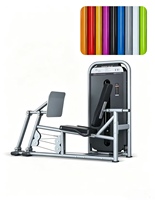 Machine de presse à jambes assise commerciale à charge par poulie, équipement de gym pour l'entraînement de la force des membres inférieurs, machine de fitness très vendue
