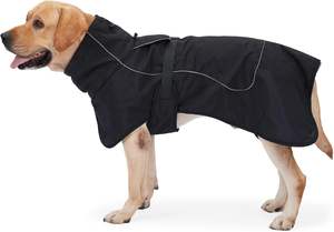 Acogedora chaqueta impermeable para perros de invierno a prueba de viento abrigo cálido reflectante perro polar ropa para mascotas para Labrador pastor alemán perros grandes - Product Image 2