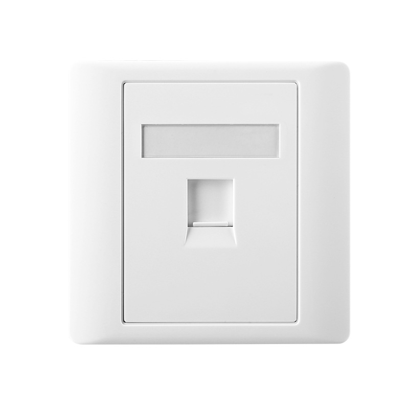 Cat5e cat6 cat7 RJ45 с одним портом сети Лицевая панель двойной/три/четыре порта панель, не требует применения инструментов, 2/3/4 порта Лицевая панель