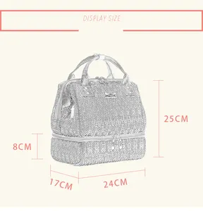 Custom Logo 2019 New Fashion Multifunctional Mummy Baby Diaper Bag Backpack With Stroller Changing Pad