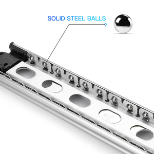 Ronghui 45 46 Full Extension Steel Drawer <strong>Slides</strong> for Bathroom Living Room Kitchen Bedroom Durable Smooth Silent - Product Image 6