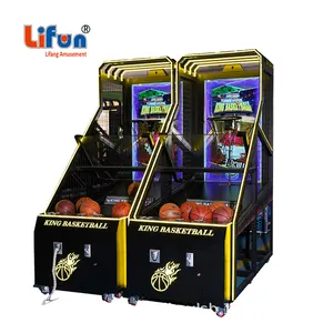 Indoor Luxe Basketbal Shooting Game Machine Muntautomaat Straat Basketbal Arcade Game Machine Met Lcd