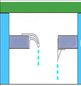 Protections d'angle en PVC, bec d'aigle, ligne de drainage, style moderne, <span class=keywords><strong>protection</strong></span> murale pour <span class=keywords><strong>mur</strong></span> extérieur, hôpital - Product Image 4