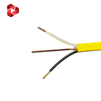 Cable Plano de Cobre Aislado en PVC NM-B (Marca NVDAN) con Revestimiento de Nailon, Voltaje Nominal de 0.6/1KV para Instalaciones Eléctricas en Edificios