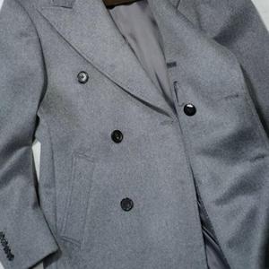 Men's 100% <strong>WOOL</strong> <strong>Double</strong> Breasted Long Overcoat Custom Bespoke Bulk Wholesale Winter Formal Anti-Wrinkle Breathable - Product Image 6