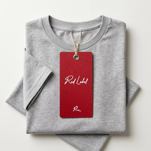 Etiquetas Colgantes Personalizadas de Bajo Costo, con Estampado en Dorado, Texto y Patrón Personalizados, en Papel Kraft Negro - Product Image 3
