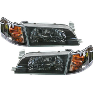ไฟหน้าสีดำสำหรับ <span class=keywords><strong>Toyota</strong></span> Corolla <span class=keywords><strong>DX</strong></span> 93 97 81150-1a491 81110-1e221สำหรับ Corolla Ae101 - Product Image 3