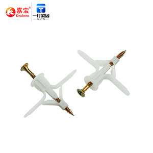 उच्च गुणवत्ता नायलॉन प्लास्टिक विमान विस्तार बोल्ट तितली प्लग खोखले गुहा लंगर पेंच M8 - Product Image 6