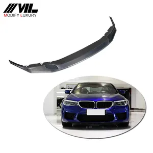 Untuk BMW Seri 5 F90 M5 Carbon Fiber Bibir Bumper Depan 2018-2019