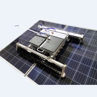 Robot de nettoyage de panneaux solaires MULTIFIT, machine de nettoyage automatique de panneaux, nettoyeur de panneaux solaires photovoltaïques avec lavage à l'eau, télécommande