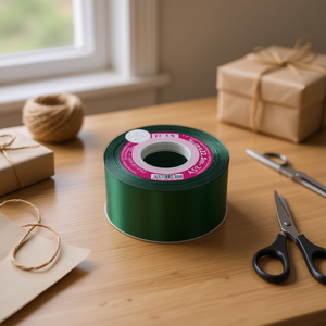 Nastro in Raso Ilan 5.0cm 25Y Verde Scuro D-47 - Product Image 3